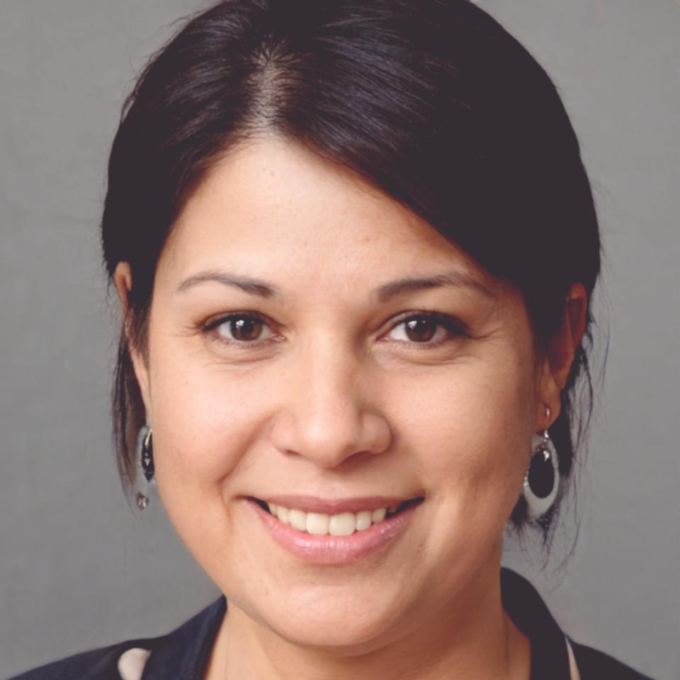 Retrato da formadora Beatriz Mendonça